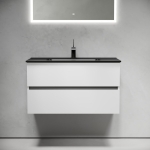 Тумба 90 см Urban ПОДВЕСНАЯ Sancos с умывальником CN7002MB — изображение 4