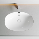 Умывальник 565х385х210мм Element CeramicaNova встраиваемый под столешницу овальный CN6044/Италия — изображение 3
