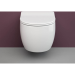 Унитаз безободковый подвесной CeramicaNova PLAY Rimless CN3001/Италия — изображение 3