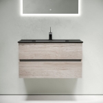 Тумба 90 см Urban ПОДВЕСНАЯ Sancos Дуб Галифакс с умывальником CN7002MB — изображение 4