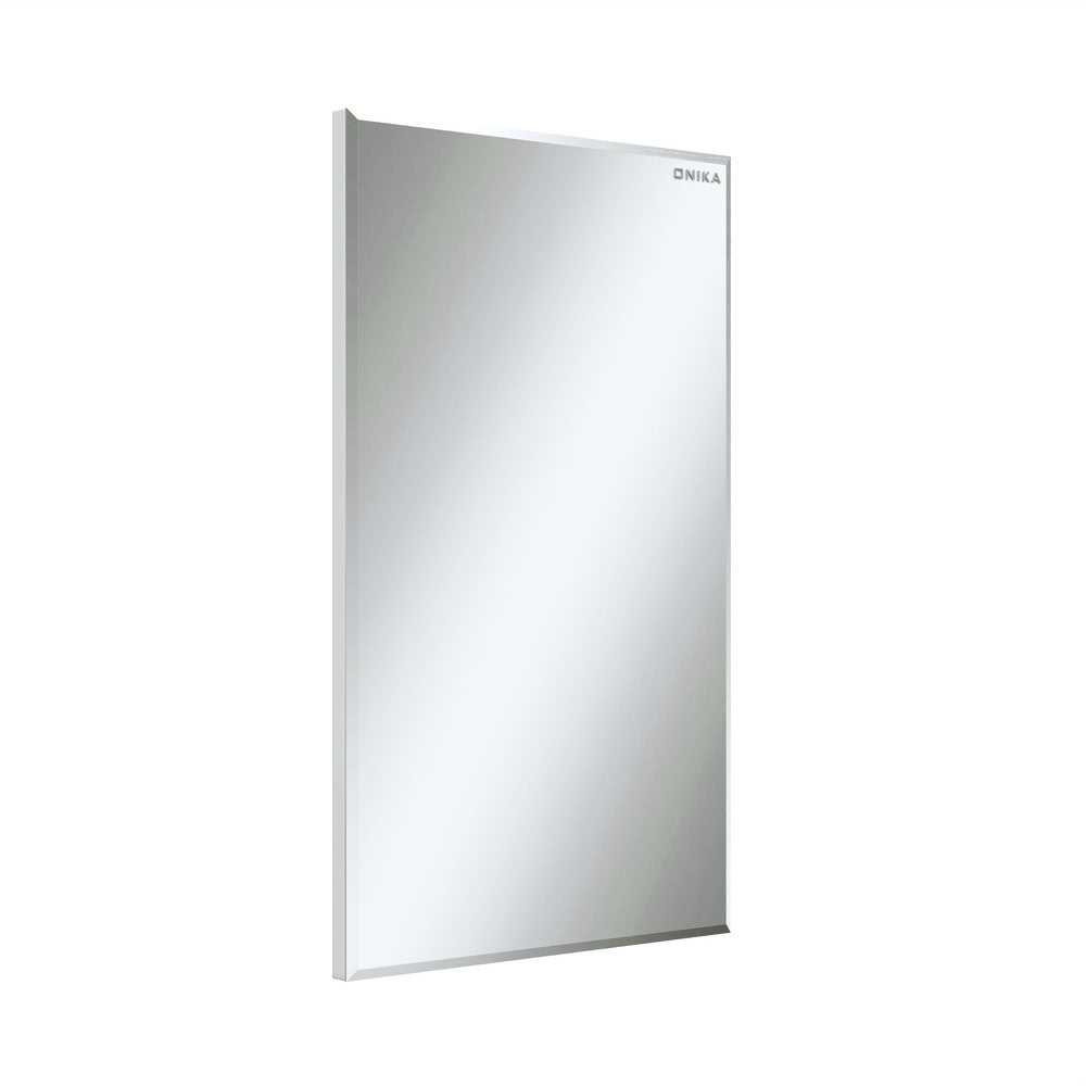 Шкаф-зеркало угловой Мини 30 белый универсальный