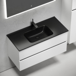 Тумба 100 см Urban ПОДВЕСНАЯ Sancos с умывальником CN7003MB — изображение 5