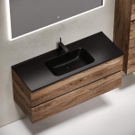 Тумба 120 см Urban ПОДВЕСНАЯ Sancos Дуб чарльстон с умывальником CN7006MB — изображение 5