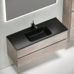 Тумба 120 см Urban ПОДВЕСНАЯ Sancos Дуб Галифакс с умывальником CN7006MB — изображение 5