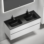 Тумба 120 см Urban ПОДВЕСНАЯ Sancos с умывальником CN7004MB — изображение 5