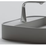 Умывальник 550х450х110мм чаша Element CeramicaNova накладная прямоугольная CN6034/Италия — изображение 4