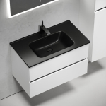 Тумба 80 см Urban ПОДВЕСНАЯ Sancos с умывальником CN7005MB — изображение 5