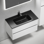 Тумба 90 см Urban ПОДВЕСНАЯ Sancos с умывальником CN7002MB — изображение 5