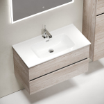 Тумба 90 см Urban ПОДВЕСНАЯ Sancos Дуб Галифакс с умывальником CN7002 — изображение 5