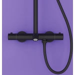 Душевая стойка SANCOS Game SC3001MB для душа/ванны с термостатическим смесителем/Италия — изображение 5