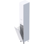 Пенал 26 см МОДЕРН с корзиной для белья Левый — изображение 2