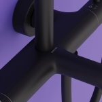 Душевая стойка SANCOS Game SC3001MB для душа/ванны с термостатическим смесителем/Италия — изображение 6