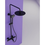 Душевая стойка SANCOS Game SC3001MB для душа/ванны с термостатическим смесителем/Италия — изображение 9