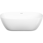 Ванна 170x80x58см акриловая отдельностоящая белая глянцевая Oval SANCOS/Италия — изображение 2