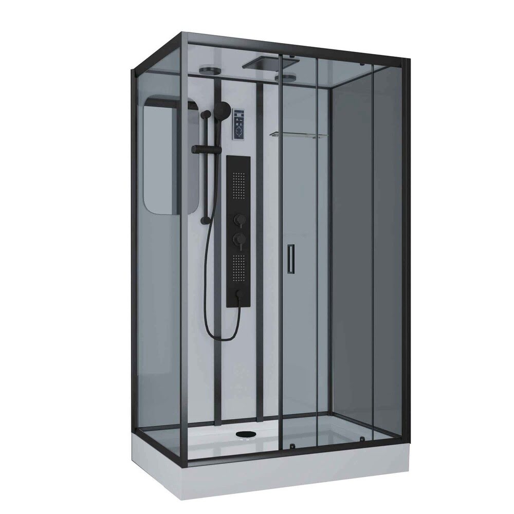 Душевая кабина 120x80x210см NIAGARA Premium NG-6912-01GQRBLACK