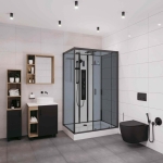 Душевая кабина 120x80x210см NIAGARA Premium NG-6912-01GQRBLACK — изображение 2