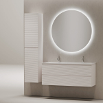 Тумба 120 см Folk Bianco ПОДВЕСНАЯ Sancos с умывальником CN7016 — изображение 3