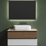 Столешница для ванной комнаты SANCOS TT100A2 1000х460 мм без отверстия под смеситель — изображение 3