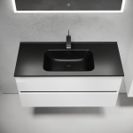 Тумба 100 см Urban ПОДВЕСНАЯ Sancos с умывальником CN7003MB — изображение 6