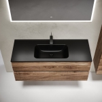 Тумба 120 см Urban ПОДВЕСНАЯ Sancos Дуб чарльстон с умывальником CN7006MB — изображение 6