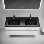 Тумба 120 см Urban ПОДВЕСНАЯ Sancos с умывальником CN7004MB — изображение 6