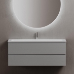 Тумба 120 см Folk Ergraut soft ПОДВЕСНАЯ Sancos с умывальником CN7017 — изображение 4