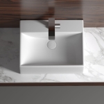 Умывальник 500х410х160мм чаша Element CeramicaNova накладная прямоугольная CN6040/Италия — изображение 5