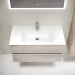 Тумба 90 см Urban ПОДВЕСНАЯ Sancos Дуб Галифакс с умывальником CN7002 — изображение 6