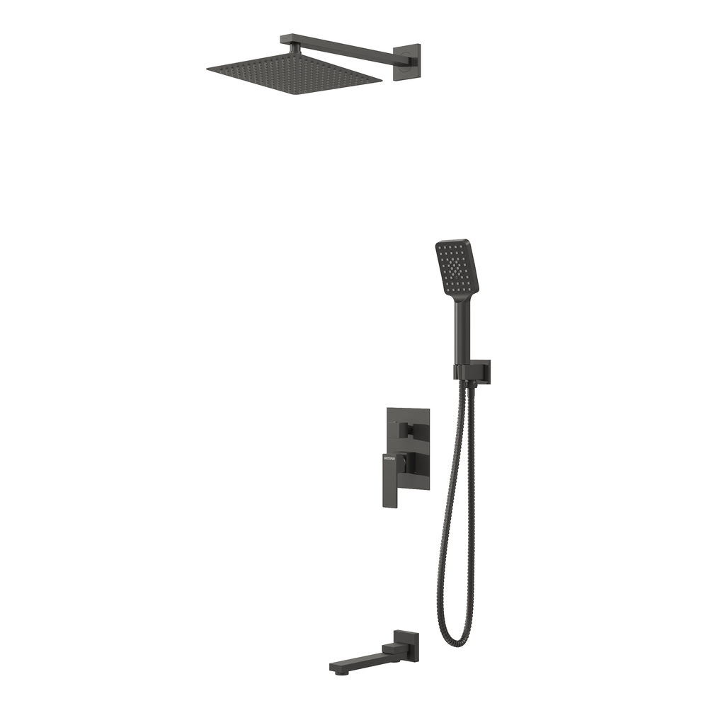 501.k35.05.210-4-1 Душевая система скрытого монтажа Style 501.K35.05.210 черный матовый Grossman / Германия — изображение 1