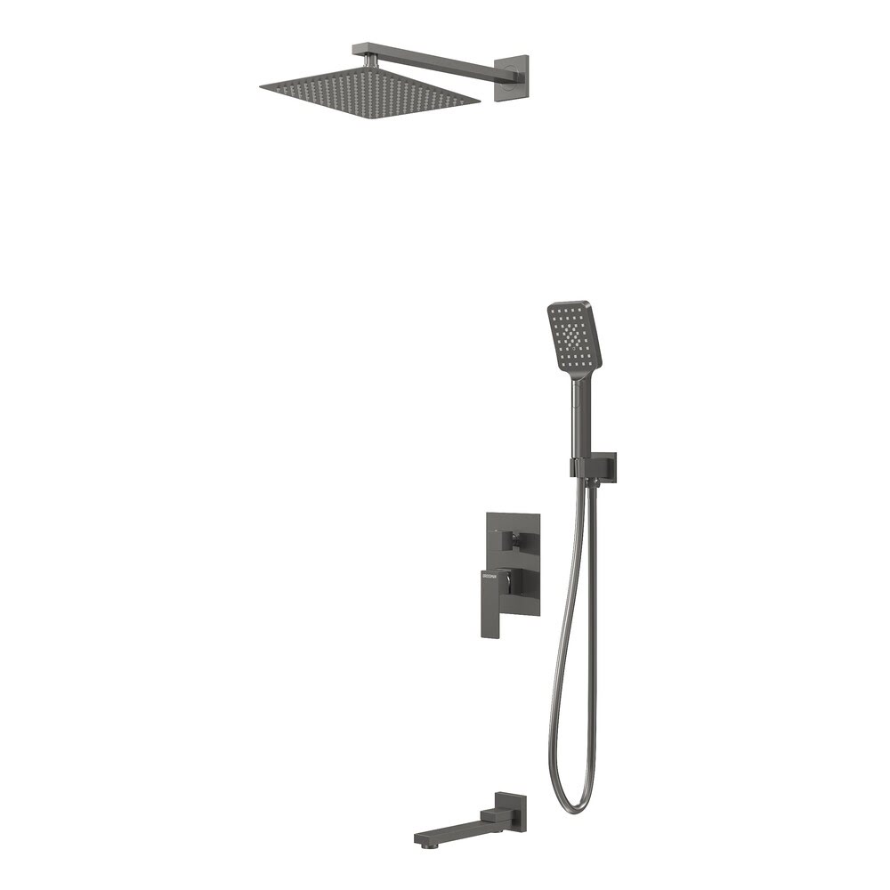 Душевая система скрытого монтажа Style 501.K35.05.420 графит сатиновый Grossman / Германия