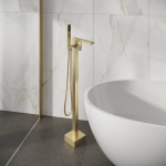 Смеситель напольный для ванны серии Falcon 530.K35.08.320 золото сатиновый Grossman / Германия — изображение 4