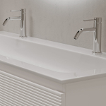 Тумба 120 см Folk Bianco ПОДВЕСНАЯ Sancos с умывальником CN7016 — изображение 7