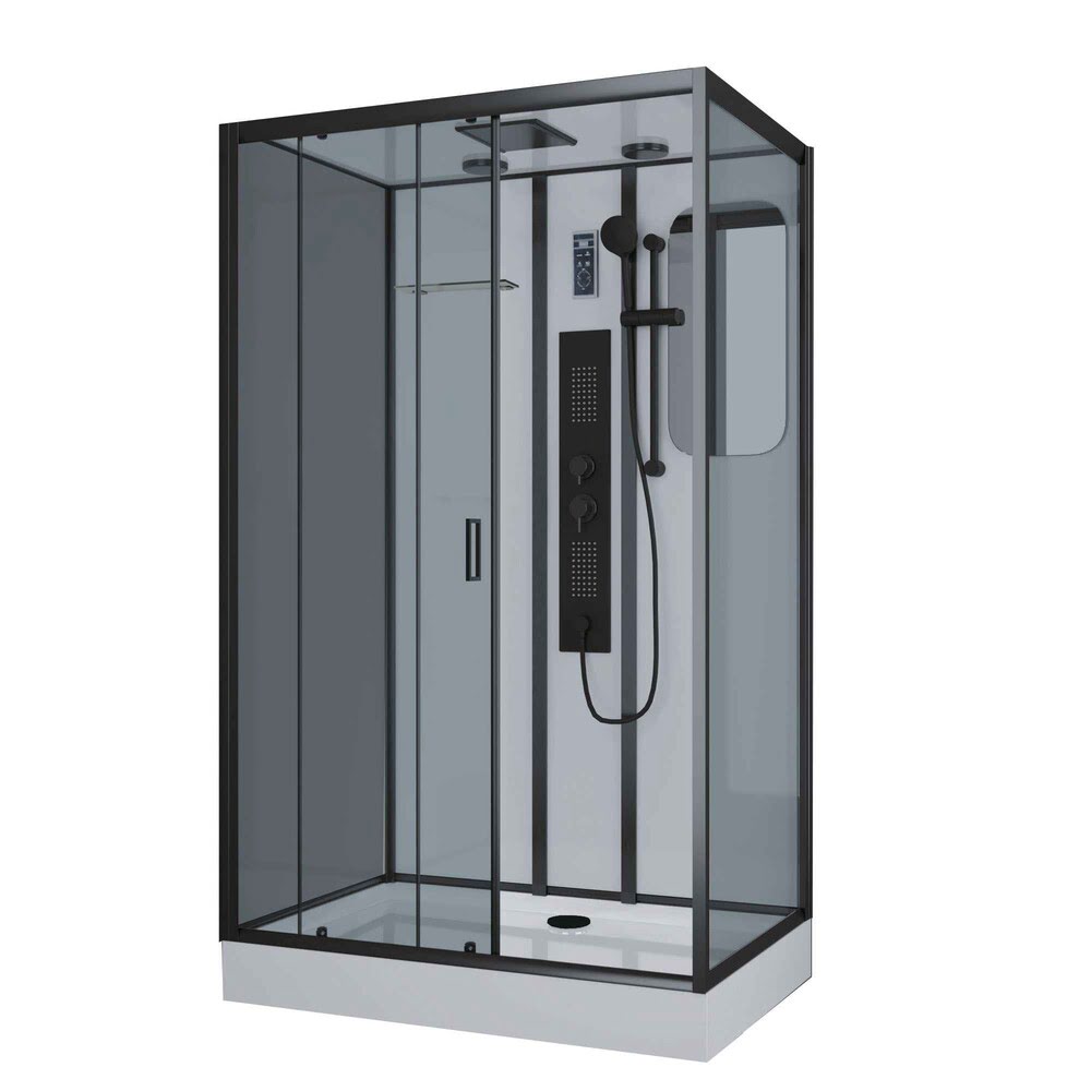 Душевая кабина 120x80x210см NIAGARA Premium NG-6912-01GQLBLACK