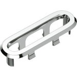 Обрамление для переливного отверcтия заглушка на перелив для раковины хром CeramicaNova CN010CH /Италия — изображение 3