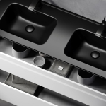 Тумба 120 см Urban ПОДВЕСНАЯ Sancos с умывальником CN7004MB — изображение 8