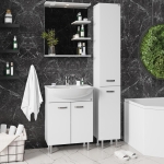 Зеркало КОРАЛЛ 60 см (полки справа) — изображение 7