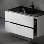 Тумба 90 см Urban ПОДВЕСНАЯ Sancos с умывальником CN7002MB — изображение 8