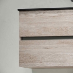 Тумба 90 см Urban ПОДВЕСНАЯ Sancos Дуб Галифакс с умывальником CN7002MB — изображение 8