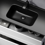 Тумба 100 см Urban ПОДВЕСНАЯ Sancos с умывальником CN7003MB — изображение 8