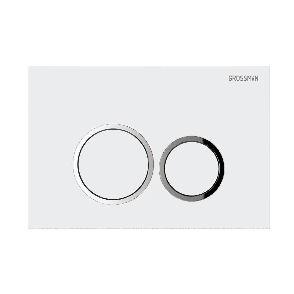 Клавиша смыва белый глянцевый Grossman Galaxy 700.K31.01.000.000/Германия