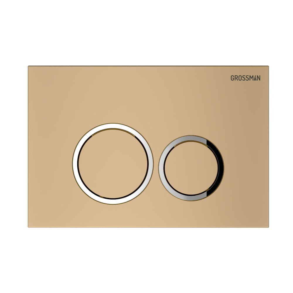 Клавиша смыва золото матовый Grossman Galaxy 700.K31.01.310.310/Германия