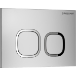 Клавиша смыва хром матовый Grossman Cosmo 700.K31.02.110.110/Германия — изображение 2