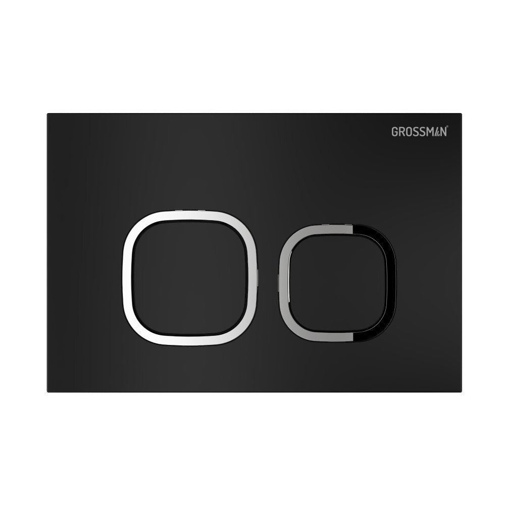 Клавиша смыва черный матовый Grossman Cosmo 700.K31.02.210.210/Германия
