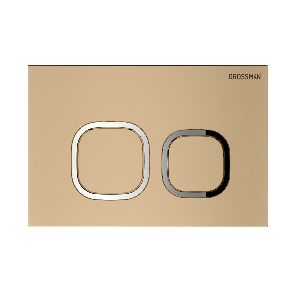 Клавиша смыва золото матовый Grossman Cosmo 700.K31.02.310.310 /Германия