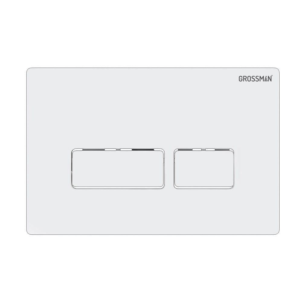 Клавиша смыва белый глянцевый Grossman Pragma 700.K31.03.000.000/Германия