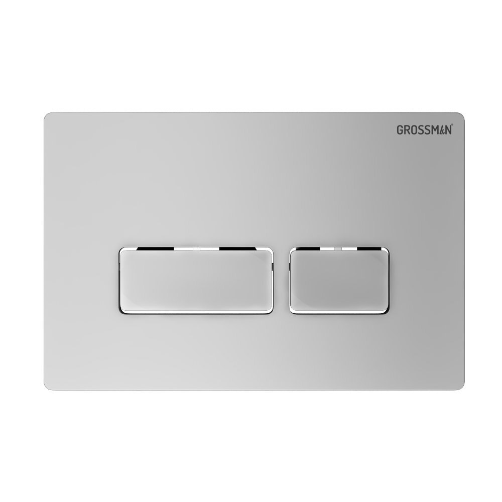 Клавиша смыва хром матовый Grossman Pragma 700.K31.03.110.110/Германия