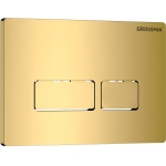 Клавиша смыва золото глянцевый Grossman Pragma 700.K31.03.300.300/Германия — изображение 2
