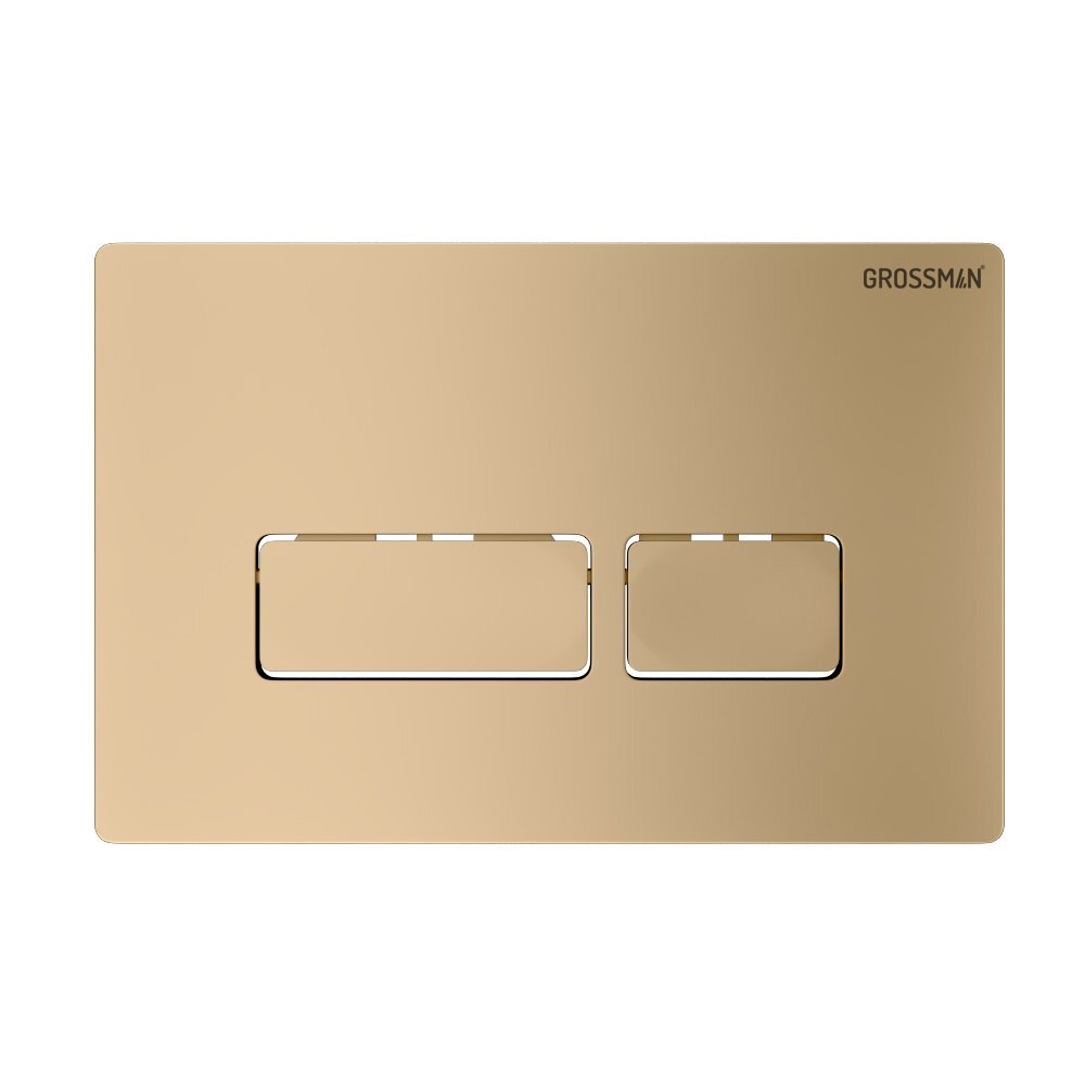 Клавиша смыва золото матовый Grossman Pragma 700.K31.03.310.310 /Германия