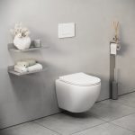 Клавиша смыва НЕРЖАВЕЮЩАЯ СТАЛЬ белый матовый  Grossman Classic 700.K31.04.01M.01M/Германия — изображение 5