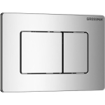 Клавиша смыва НЕРЖАВЕЮЩАЯ СТАЛЬ хром глянцевый  Grossman Classic 700.K31.04.10M.10M/Германия — изображение 2